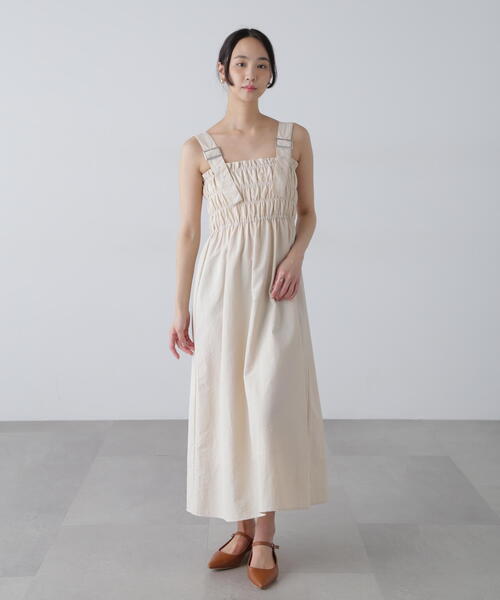 FREE'S MART（フリーズマート）の「◆シャーリングジャンスカ（ジャンパースカート・レディース・ホワイト/ブラック・SMALL/MEDIUM）」の18枚目の写真