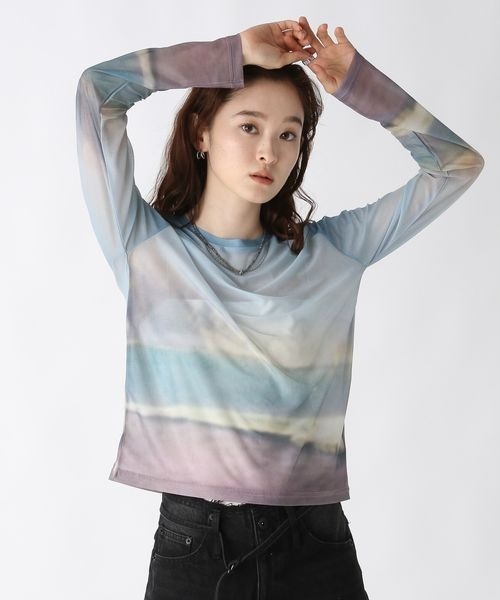 JEANASIS（ジーナシス）の「landscapeシアーLS/450949（Tシャツ