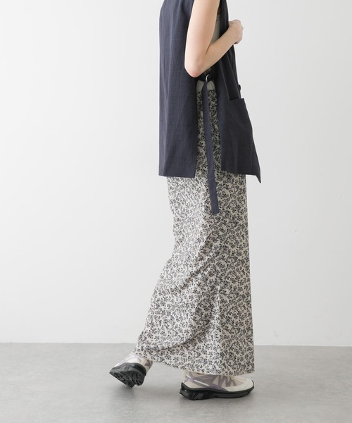 SENSE OF PLACE by URBAN RESEARCH(センスオブプレイスバイアーバンリサーチ)の「コバナガラナロースカート(スカート・レディース・ブラック系その他/ブルー系その他/ホワイト系その他・ONE)」の6枚目の写真