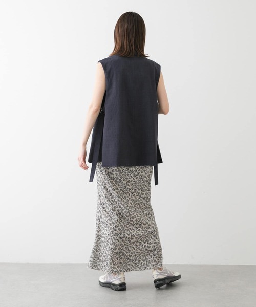 SENSE OF PLACE by URBAN RESEARCH(センスオブプレイスバイアーバンリサーチ)の「コバナガラナロースカート(スカート・レディース・ブラック系その他/ブルー系その他/ホワイト系その他・ONE)」の8枚目の写真