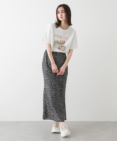 SENSE OF PLACE by URBAN RESEARCH(センスオブプレイスバイアーバンリサーチ)の「コバナガラナロースカート(スカート・レディース・ブラック系その他/ブルー系その他/ホワイト系その他・ONE)」の12枚目の写真