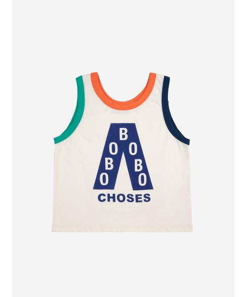 BOBO CHOSES(ボボショーズ)の「Podium Bobo Choses tank top(タンクトップ・キッズ・アイボリー・100/110/120/130/140)」の1枚目の写真