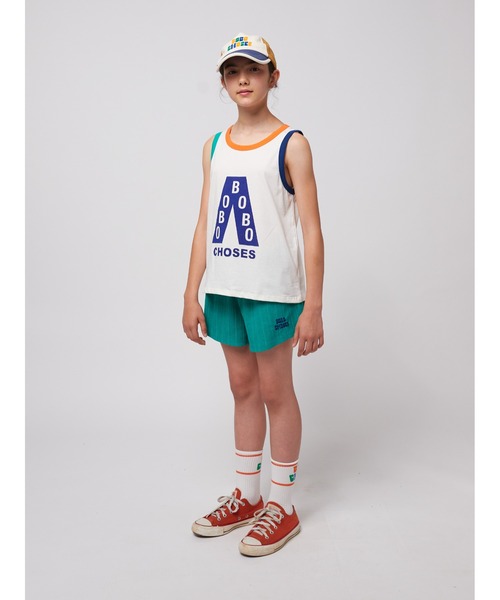 BOBO CHOSES(ボボショーズ)の「Podium Bobo Choses tank top(タンクトップ・キッズ・アイボリー・100/110/120/130/140)」の4枚目の写真