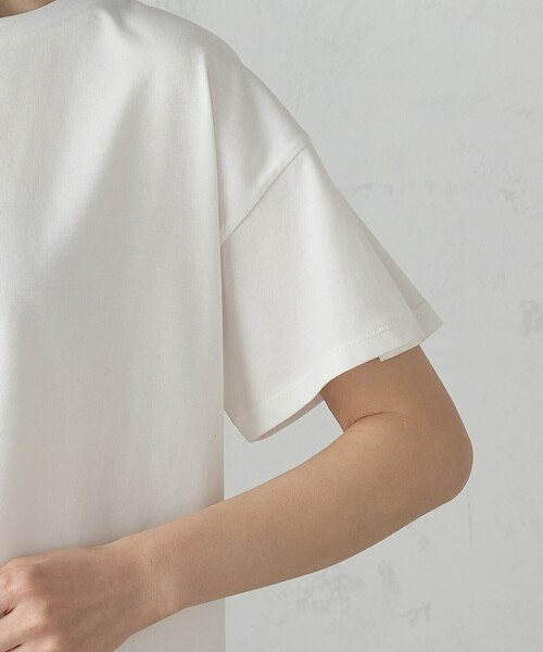 COMME CA ISM(コムサイズム)の「【接触冷感】バックタックTシャツ(Tシャツ/カットソー・レディース・ブルー/ブラック/ホワイト・LARGE/MEDIUM)」の18枚目の写真