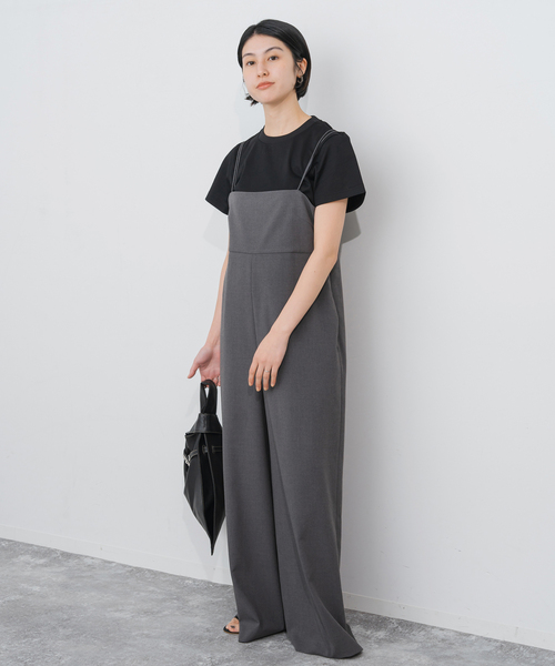 Spick & Span（スピックアンドスパン）の「《追加》ファインコットンTシャツ（Tシャツ/カットソー・レディース・ブラック/ライトグレー/ホワイト/ブラウン・FREE）」の6枚目の写真