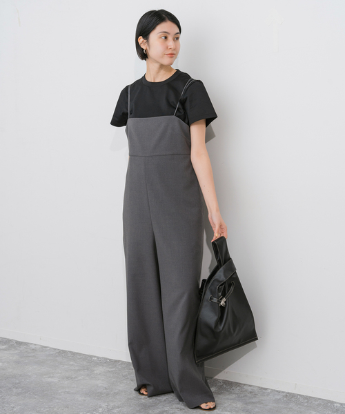 Spick & Span（スピックアンドスパン）の「《追加》ファインコットンTシャツ（Tシャツ/カットソー・レディース・ブラック/ライトグレー/ホワイト/ブラウン・FREE）」の12枚目の写真