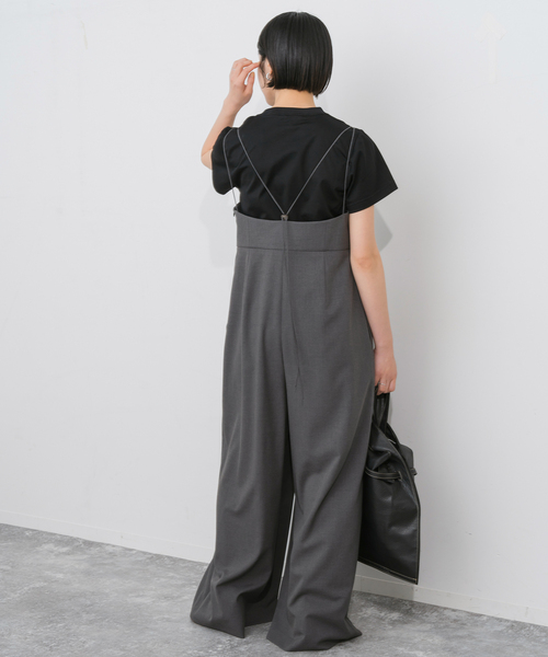 Spick & Span（スピックアンドスパン）の「《追加》ファインコットンTシャツ（Tシャツ/カットソー・レディース・ブラック/ライトグレー/ホワイト/ブラウン・FREE）」の13枚目の写真