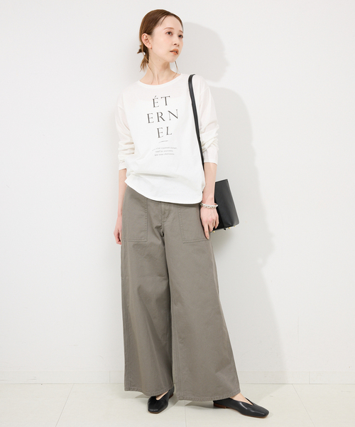 SLOBE IENA（スローブイエナ）の「SLOBE ソフトレザーフラットシューズ（パンプス・レディース・ブラック/ベージュ系その他・24.5cm/24cm/23.5cm/23cm/22.5cm）」の17枚目の写真