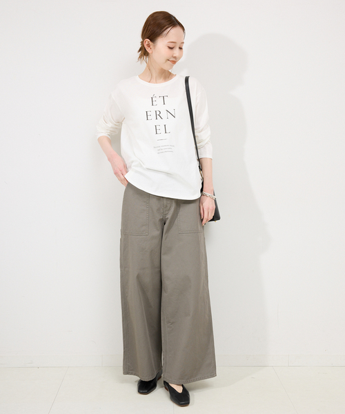 SLOBE IENA（スローブイエナ）の「SLOBE ソフトレザーフラットシューズ（パンプス・レディース・ブラック/ベージュ系その他・24.5cm/24cm/23.5cm/23cm/22.5cm）」の16枚目の写真