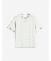 【MAISON KITSUNE】メンズ シティコインズT カーキ Maison Kitsune（メゾンキツネ）の「City Coins Comfort T-shirt