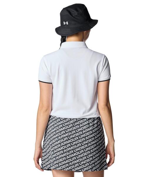 UNDER ARMOUR(アンダーアーマー)の「UAアーマードライ カラーブロック ドレス(ゴルフ/レディース)(ポロシャツ・レディース・ホワイト・M/L/XL)」の2枚目の写真