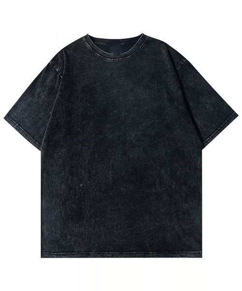 NEW GENTLEMAN(ニュージェントルマン)の「ブラックアウト ピグメント加工 オーバーサイズT(Tシャツ/カットソー・メンズ・ブラック/グレイッシュベージュ/オリーブ/グレー/ネイビー/パープル/ブラウン/ピンク・L/M/XL)」の10枚目の写真