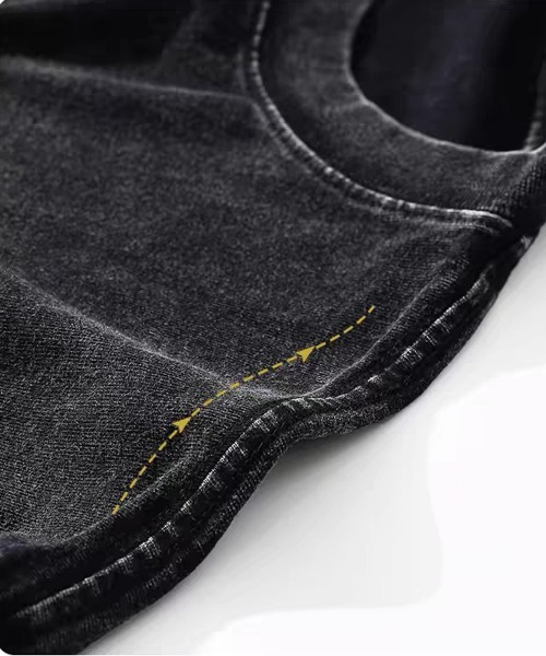 NEW GENTLEMAN(ニュージェントルマン)の「ブラックアウト ピグメント加工 オーバーサイズT(Tシャツ/カットソー・メンズ・ブラック/グレイッシュベージュ/オリーブ/グレー/ネイビー/パープル/ブラウン/ピンク・L/M/XL)」の18枚目の写真