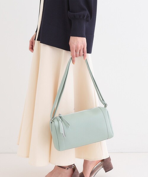 SHOO・LA・RUE（シューラルー）の「ダブルジップショルダーバッグ（ショルダーバッグ・レディース・ナチュラル/ライトグリーン/ブラック・00）」の6枚目の写真