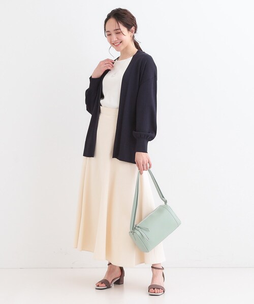 SHOO・LA・RUE（シューラルー）の「ダブルジップショルダーバッグ（ショルダーバッグ・レディース・ナチュラル/ライトグリーン/ブラック・00）」の7枚目の写真