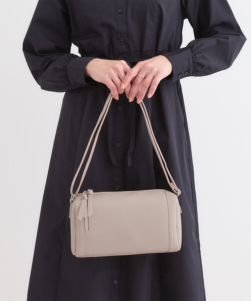 SHOO・LA・RUE（シューラルー）の「ダブルジップショルダーバッグ（ショルダーバッグ・レディース・ナチュラル/ライトグリーン/ブラック・00）」の8枚目の写真