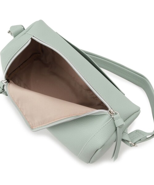SHOO・LA・RUE（シューラルー）の「ダブルジップショルダーバッグ（ショルダーバッグ・レディース・ナチュラル/ライトグリーン/ブラック・00）」の17枚目の写真