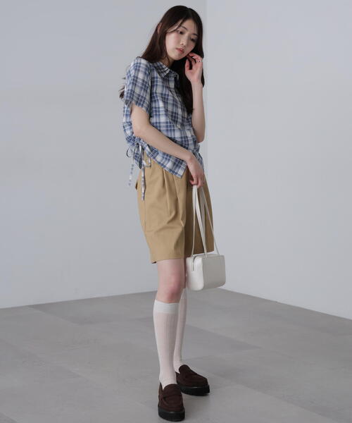 FREE'S MART（フリーズマート）の「◆チノショートパンツ（チノパンツ・レディース・ベージュ/ネイビー・SMALL/MEDIUM）」の20枚目の写真