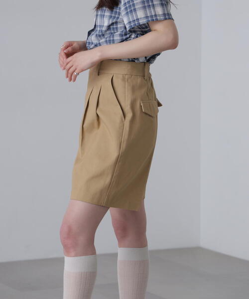 FREE'S MART（フリーズマート）の「◆チノショートパンツ（チノパンツ・レディース・ベージュ/ネイビー・SMALL/MEDIUM）」の22枚目の写真