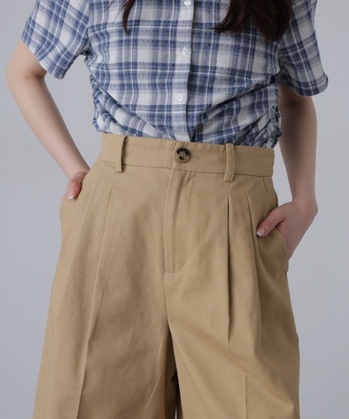 FREE'S MART（フリーズマート）の「◆チノショートパンツ（チノパンツ・レディース・ベージュ/ネイビー・SMALL/MEDIUM）」の11枚目の写真