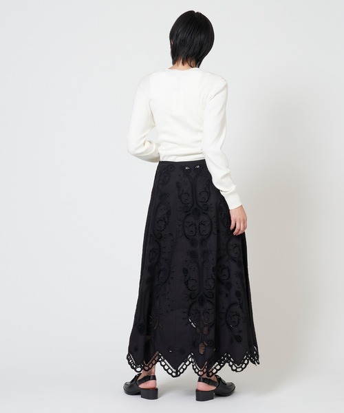 THE SHINZONE（ザ シンゾーン）の「EMBROIDERY LACE SKIRT エン