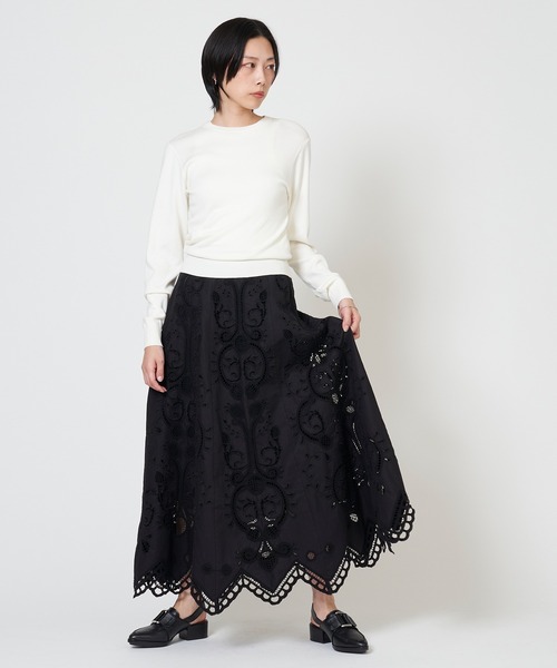 EMBROIDERY LACE SKIRT – Shinzone