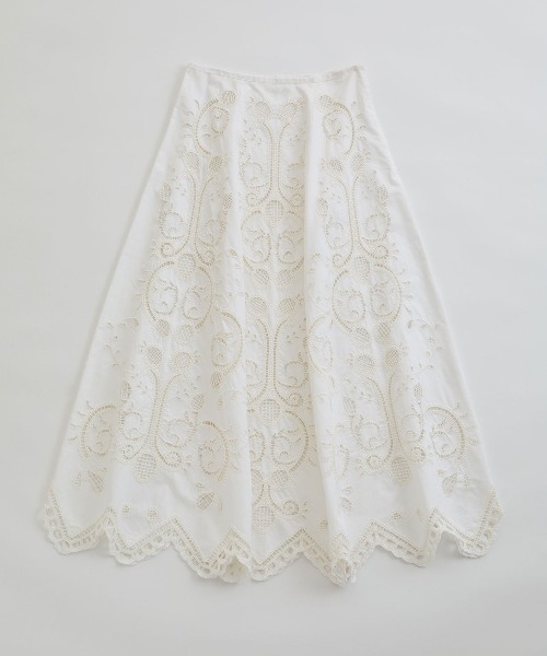 THE SHINZONE（ザ シンゾーン）の「EMBROIDERY LACE SKIRT エン