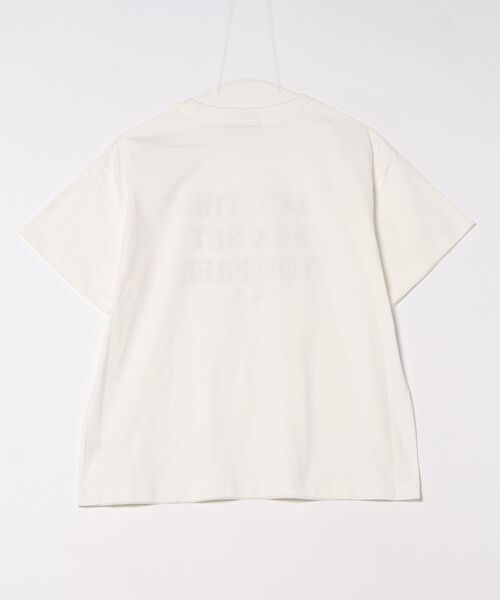 ムラサキスポーツ(ムラサキスポーツ)の「RIKKA FEMME/リッカファム メッセージロゴTシャツ Tシャツ RF25HS03(Tシャツ/カットソー・レディース・ホワイト/ピンク/ネイビー・FREE)」の4枚目の写真