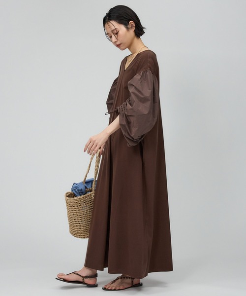 BABYLONE（バビロン）の「ドッキングワンピース（ワンピース・レディース・ブラック/ブラウン・フリー）」の5枚目の写真