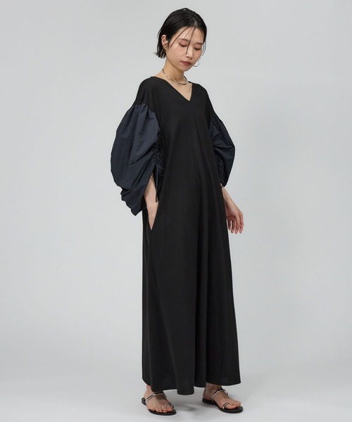 BABYLONE（バビロン）の「ドッキングワンピース（ワンピース・レディース・ブラック/ブラウン・フリー）」の13枚目の写真