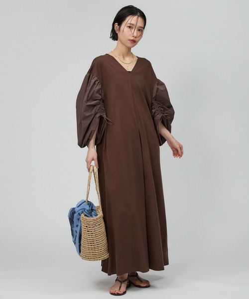 BABYLONE（バビロン）の「ドッキングワンピース（ワンピース・レディース・ブラック/ブラウン・フリー）」の4枚目の写真