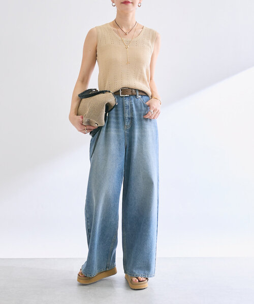 RIVE DROITE（リヴドロワ）の「【MONN.:.(モン)】プレーンベルト（ベルト・レディース・ブラック/カーキ・FREE）」の16枚目の写真