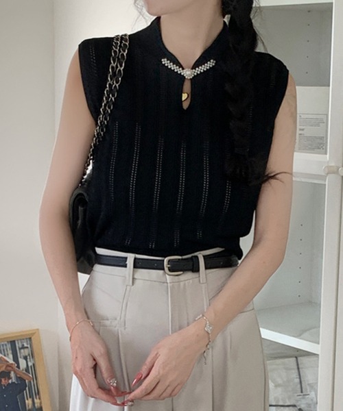 専用♡ カナダ百貨店購入 ティアードフリルのふんわりスリーブニット セール】【ZOZO限定】フリルティアードハイネックニットプル