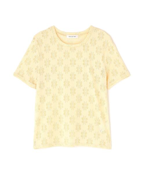 NATURAL BEAUTY BASIC(ナチュラルビューティーベーシック)の「カットレースTシャツ(Tシャツ/カットソー・レディース・ダークブラウン/オフホワイト/イエロー・FREE)」の12枚目の写真