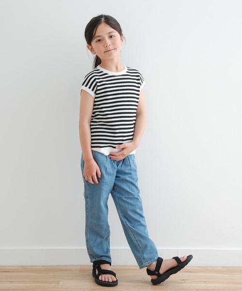 Lee（リー）の「Lee　WIDE TAPERED PAINTER(KIDS)（その他パンツ・キッズ・ライトインディゴブルー・120/130/140）」の6枚目の写真