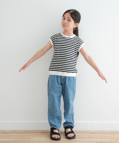 Lee（リー）の「Lee　WIDE TAPERED PAINTER(KIDS)（その他パンツ・キッズ・ライトインディゴブルー・120/130/140）」の7枚目の写真