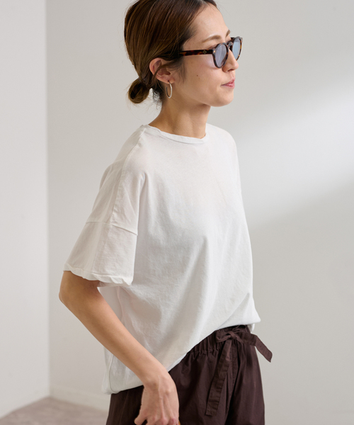 【新品】FRAMeWORKフレームワークミッキーBIG Tシャツ　グレー FRAMeWORK（フレームワーク）の「MICKEY / BIG T2◇（Tシャツ