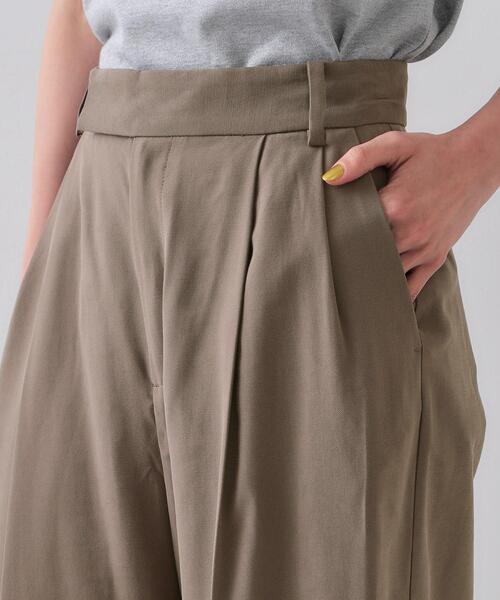 OPAQUE.CLIP（オペークドットクリップ）の「タックワイドパンツ/セットアップ対応【洗濯機洗い可】（その他パンツ・レディース・ブラウン系その他/ネイビー/ライトベージュ・40/38/42/36）」の20枚目の写真