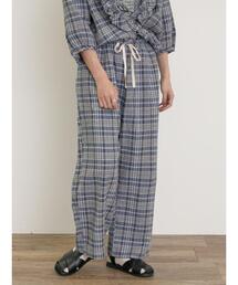【Cross×Linen】サス付パンツ