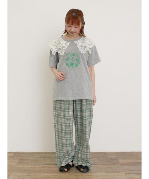 Samansa Mos2（サマンサ モスモス）の「【Cross×Linen】サス付パンツ（その他パンツ・レディース・グリーン/ベージュ/ネイビー/ブラック・F）」の20枚目の写真