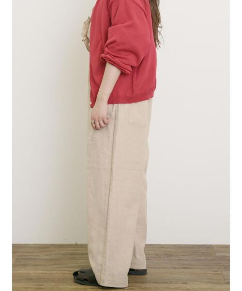 Samansa Mos2（サマンサ モスモス）の「【Cross×Linen】サス付パンツ（その他パンツ・レディース・グリーン/ベージュ/ネイビー/ブラック・F）」の15枚目の写真