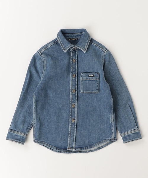 BOSS（ボス）の「キッズ ロングスリーブシャツ ストレッチコットンデニム（シャツ/ブラウス・キッズ・その他・150/140/125/114）」の5枚目の写真