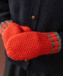 PAR ICI | カノコ編み ラインミトン(手袋)