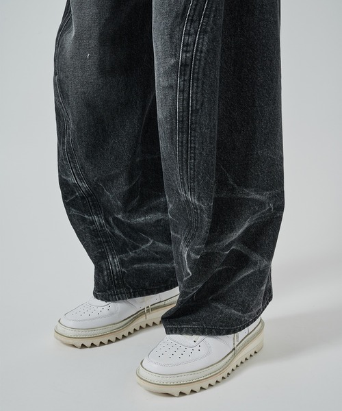 WEB限定】SETTO UTILITY SUWD デニムワイドストレートパンツ