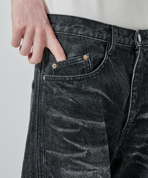 別注 3D TWISTED WIDE LEG JEANS（デニムパンツ）｜NVRFRGT（ネヴァー