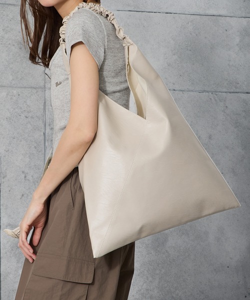【レディース】  Jett Faux Leather Tote バッグ セール】Faux leather tote bag / フェイクレザー トートバッグ