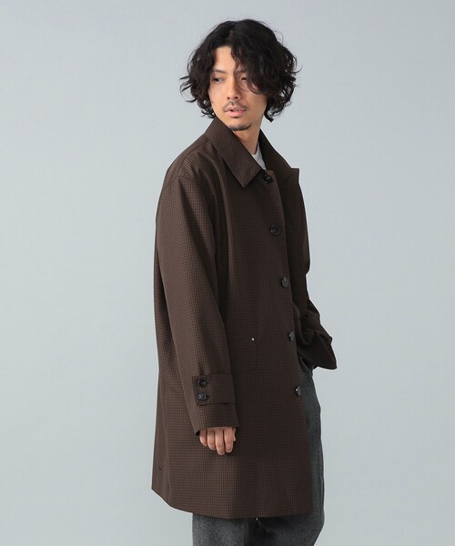 別注】MACKINTOSH / HUMBIE ウール ブラウンチェック コート（その他