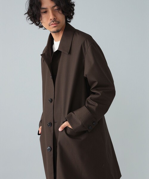 セール】【別注】MACKINTOSH / HUMBIE ウール ブラウンチェック コート