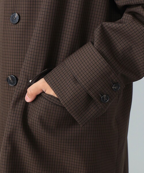 Mackintosh(マッキントッシュ)の「【別注】MACKINTOSH / HUMBIE ウール ブラウンチェック コート(その他アウター・メンズ・ブラウン・40/38/36/34)」の21枚目の写真
