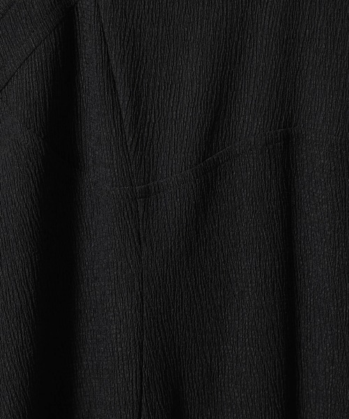 mysty woman（ミスティウーマン）の「テクスチャーキャミワンピース 497429（ワンピース・レディース・アイボリー/ブラック/その他・FREE）」の22枚目の写真